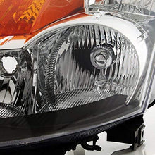 Fits 2007 2008 2009 Altima Sedan Driver & Passenger Both Side Halogen Headlights Headlamps Chrome