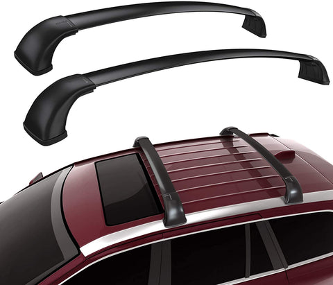 AUXKO Car Roof Racks Cross Bars Compatible for 2014-2019 Toyota Highlander XLE & Limited & SE, Aluminum Rooftop Crossbars Cargo Bag Rooftop Luggage Carrier Replacement Carrying Kayak Bike
