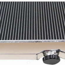CoolingSky 3 Row Aluminum Radiator +14" Fan w/Shroud for 1960-1966 Ford Mecury Models, Falcon/Ranchero/Mustang/Comet V8 SWAP