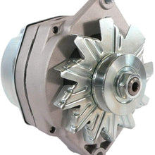 Alternator Compatible with/Replacement for Delco Marine Mercruiser 3-Wire 63 Amp, Delco Marine 10SI 20104, 982364, 18-5951, 18-5957, 78403A2, 92497A3, 1103114, 1103193, 1105064, 1105065, 1100186