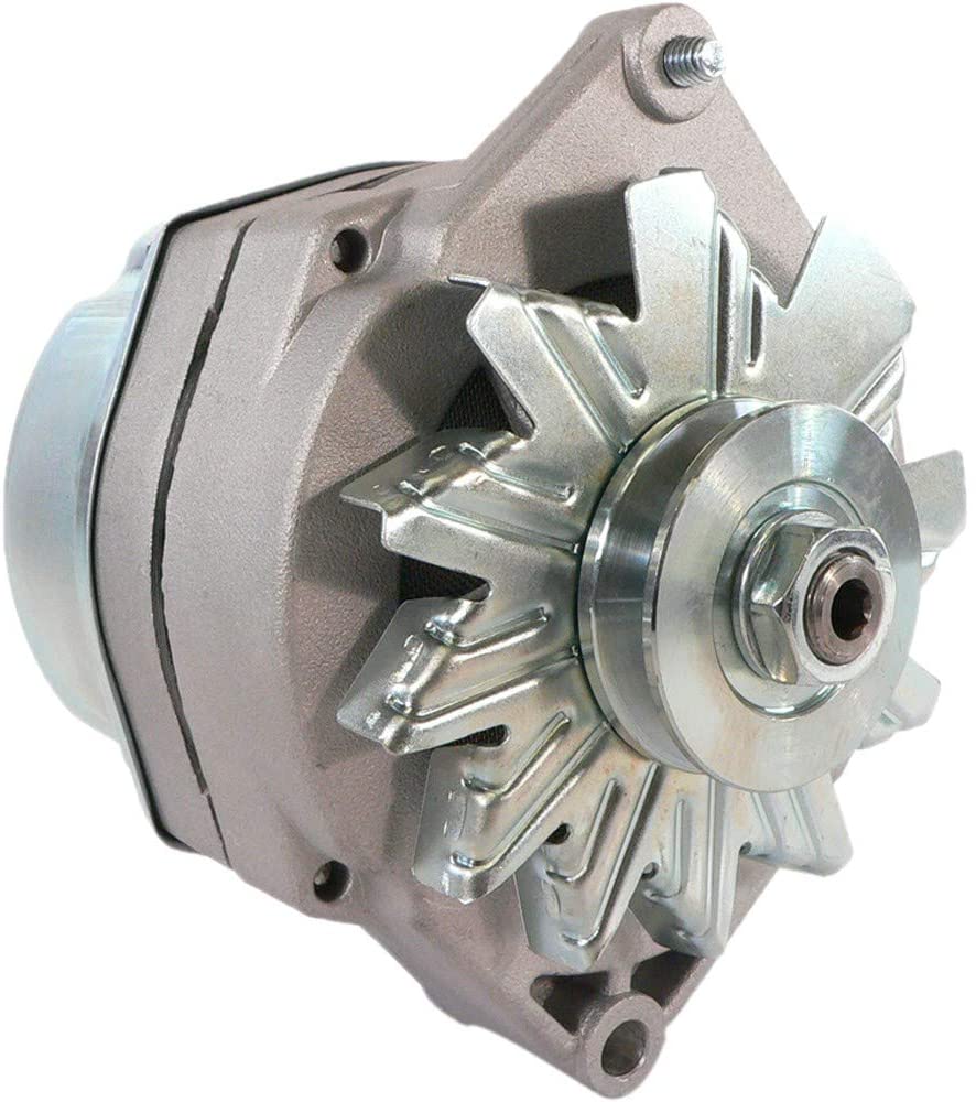 Alternator Compatible with/Replacement for Delco Marine Mercruiser 3-Wire 63 Amp, Delco Marine 10SI 20104, 982364, 18-5951, 18-5957, 78403A2, 92497A3, 1103114, 1103193, 1105064, 1105065, 1100186