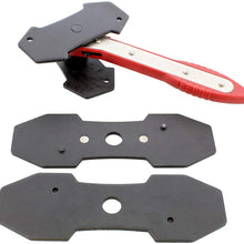 ABN Ratcheting Caliper Piston Tool – 4 in 1 Disc Brake Caliper Compression Tool Universal Brake Caliper Spreader Tool