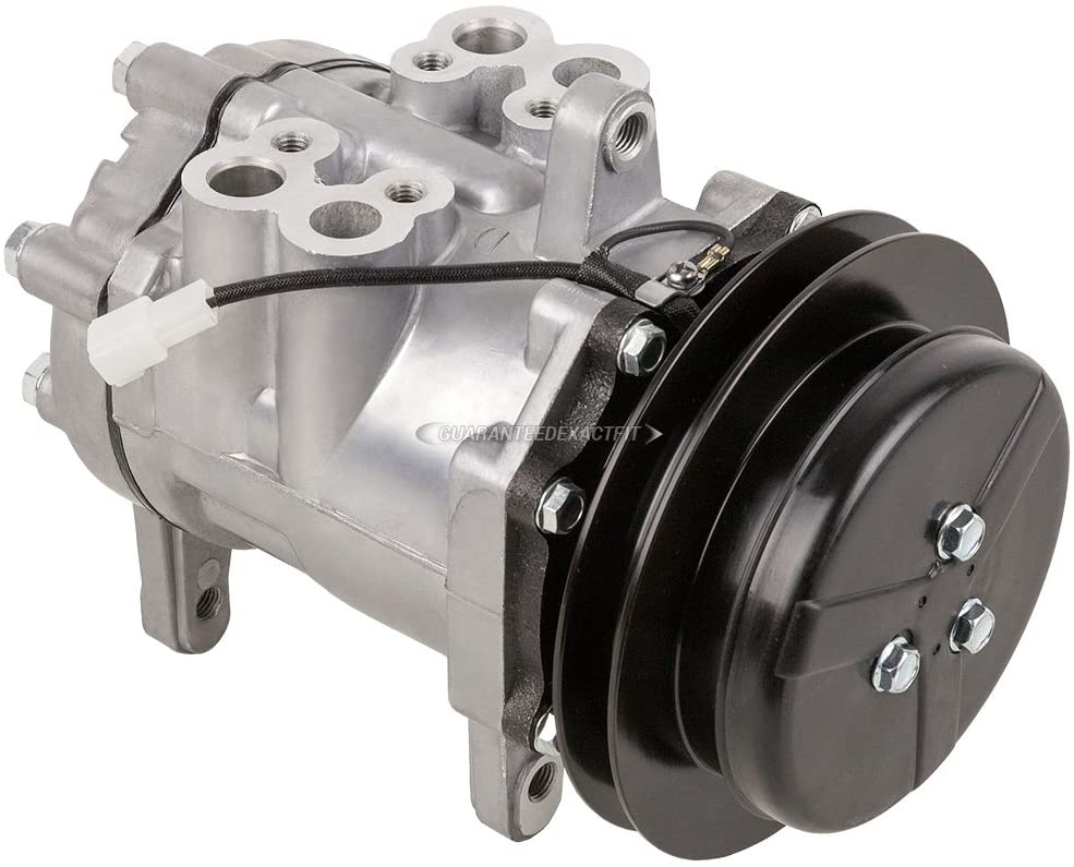 AC Compressor & A/C Clutch For John Deere Tractor Replaces Denso 6E171 12v RE10972 RE12512 TY6766 TY6626 - BuyAutoParts 60-01975NA NEW