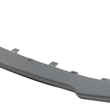 Front Bumper Molding Compatible with 2017-2018 Honda CR-V Gray