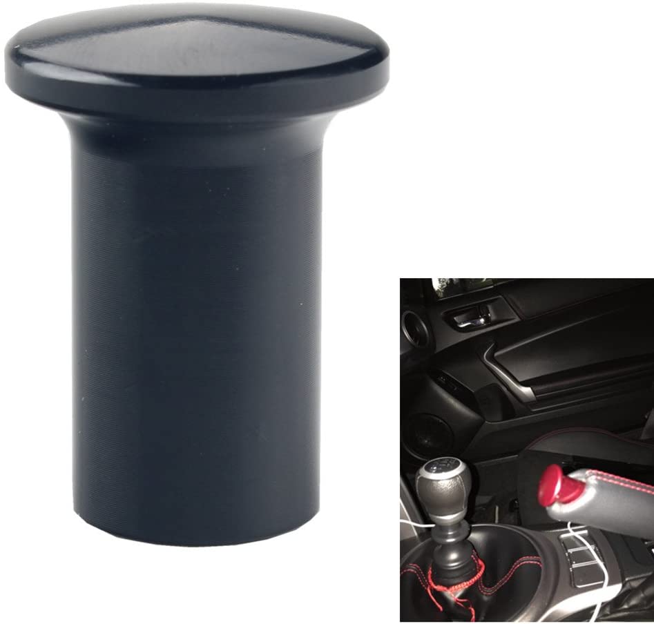 Dewhel JDM Manual Performance Billet Aluminum Gear Shift Knob Reverse Lockout Lever Red For BRZ Toyota FT86 GT86 Scion FRS