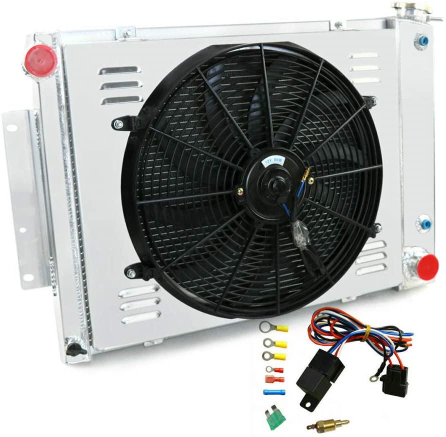 OzCoolingParts Pro 4 Row Core Aluminum Radiator + 16