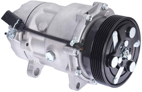 WFLNHB A/C Compressor with Clutch for 2002-2006 Audi TT,2001-2005 Volkswagen Beetle,2002-2004 Volkswagen Golf,2001-2004 Volkswagen Jetta