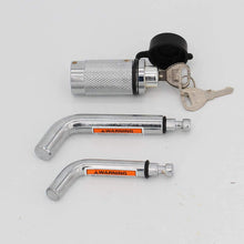 ELSOON Chrome Plated Dual Bent Pin Receiver Lock for 1/2" & 5/8" Pin Diameter