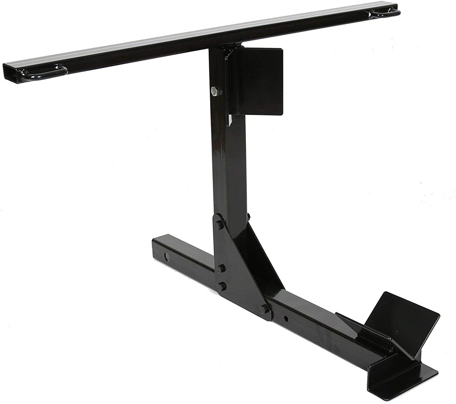 Black Hard Motorcycle Trailer Carrier Tow Dolly Hauler Hitch Rack