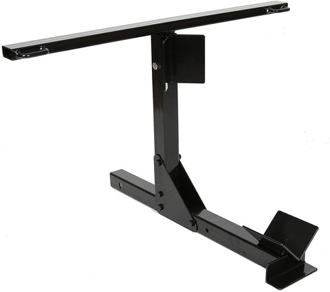 Black Hard Motorcycle Trailer Carrier Tow Dolly Hauler Hitch Rack