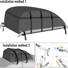 Sailnovo Waterproof Rooftop Cargo Carrier PRO, 20 Cubic Feet Heavy Duty Roof Top Luggage Storage Bag, with 10 Reinforced Straps + Carrying Bag - Perfect for Car, Truck, SUV with/Without Rack