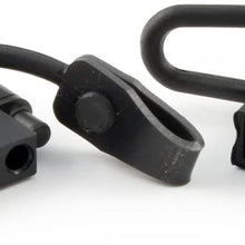 CURT 58761 Vehicle and Trailer-Side 4-Pin Flat Wiring Harness Dust Covers, 2-Pack