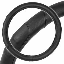Motor Trend SW-761-BK-M_AM Black Ergonomic ComfortGrip Originals Steering Wheel Cover for Car Auto (Sedan Truck SUV Minivan) - Universal Fit 14.5"-15.5"