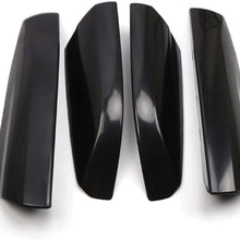 for Toyota Highlander Kluger XU40 2008 2009 2010 2011 2012 2013 Car Roof Rack Rail End Cover Shell Replacement 4pcs Accessories Apply to Automobiles (Color : Black)