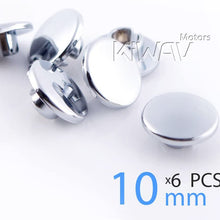 KiWAV Magazi motorcycle round bolt cap screw cover plug compatible with 10mm thread bolts (allen key M8)