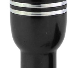 Thruifo Push Button Car Knob Shifter Head, Aluminum Alloy Gear Stick Shift Fit Most Automatic Vehicles, Black