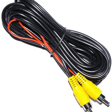 Backup Camera RCA Video Cable,CAR Reverse Rear View Parking Camera Video Cable with Detection Wire (6M)