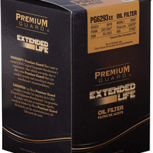 Filtro de aceite Gurad Premium, Extended Life PG6293EX, compatible con Volkswagen Atlas, Porsche Cayenne 2018-20, Volkswagen Touareg, 2012-18, 2012-17, 2012-18 Passat, 2012-17 CC, 2020 Atlas Cross Sport