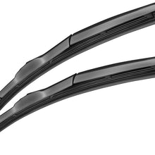 Windshield wiper blades Hybrid Front Window U J hook wiper 21" + 19" Winter Summer Wiper Car Windshield wiper blades NO.19E01-2 by AutopartsMaster (set of 2)