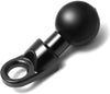 QWORK 3/8'' Aluminum Ball Mount, Head Adapter Ball Base Suitable for The Mirror Frame of Motorcycles