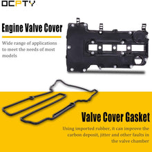 OCPTY Valve Cover Gasket Set + Valve Covers Replacement fit for 11-17 Chevrolet Cruze Sonic 1.4L