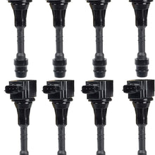 A-Premium Ignition Coils Pack Replacement for Infiniti Q45 2002-2006 M45 2003-2004 M45 2006-2010 FX45 2003-2008 V8 4.5L VK45DE 4-PC Set