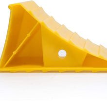 Camco 44412 Wheel Chock - Single ,Yellow