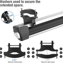 DrSportsUSA 26" Aluminum Universal Car Rack Carrier Ski roof Racks, Snowboard Racks, Ski Board Roof Carrier Fit Most Vehicles Equipped Crossbar… (Snowboard Rack 26")