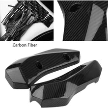 Motorcycle Radiator Cover Protector Glossy Black Carbon Fiber Radiator Side Grille Guard - Moto Front Top Gas Tank Cover Fit for Yamaha MT-07 FZ-07
