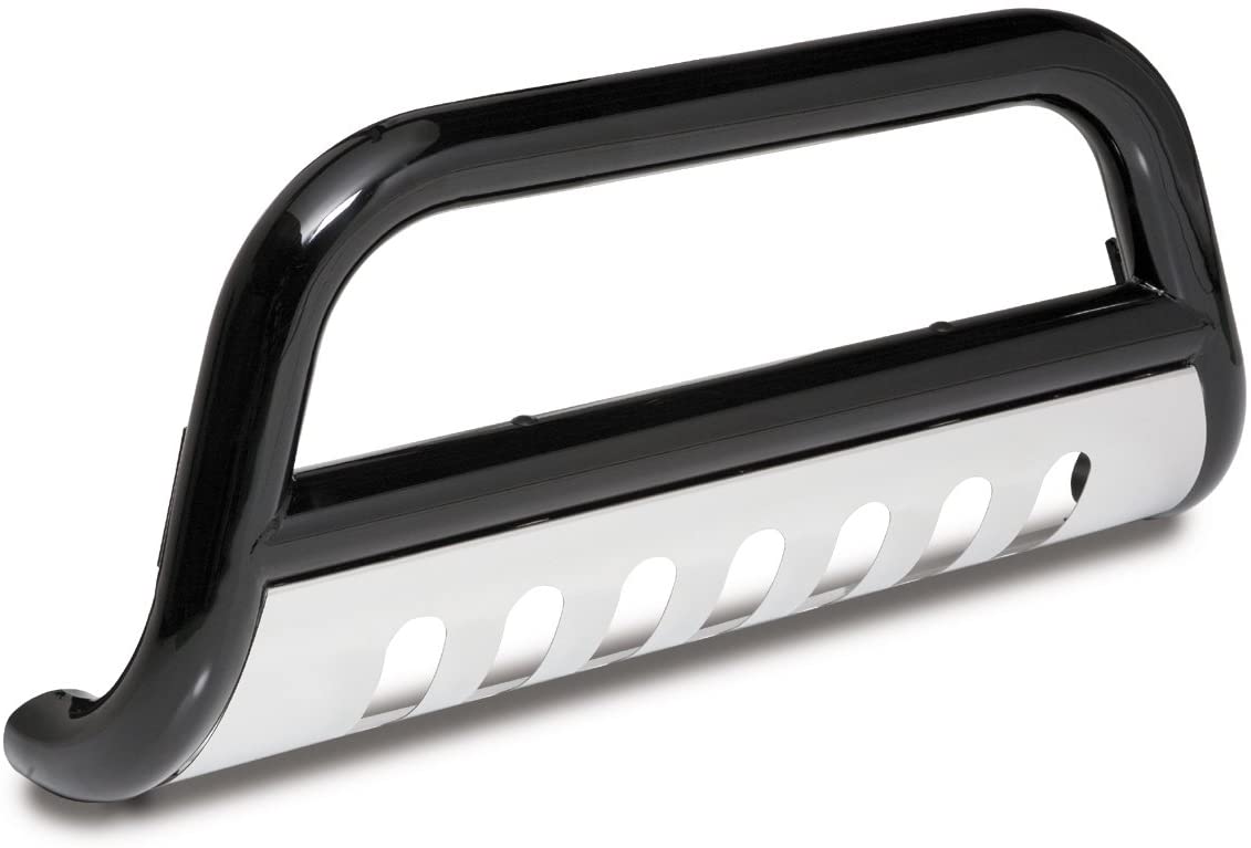 Rugged Ridge 82001.27 Bull Bar, 3 Inch, Black and Stainless; 07-09 Jeep Wrangler JK