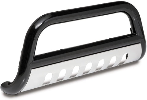 Rugged Ridge 82001.27 Bull Bar, 3 Inch, Black and Stainless; 07-09 Jeep Wrangler JK