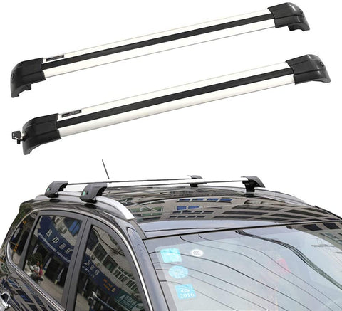 Yeeoy Aluminium Cross Bars Baggage Luggage Racks Roof Racks Rail Bar Replacement for Hyundai Santa Fe 2006-2010/2017-2018