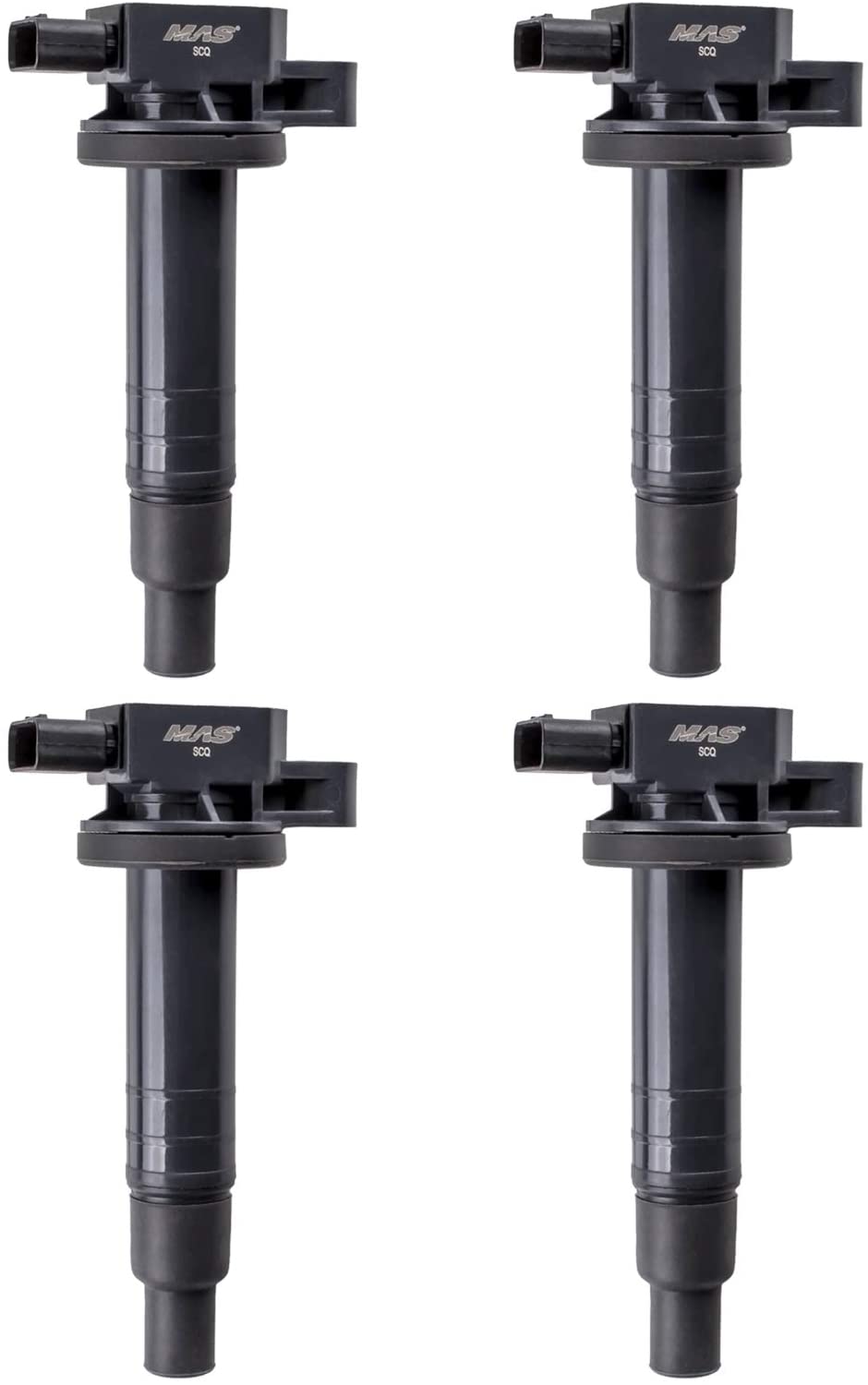 MAS Ignition Coil Compatible with Scion Toyota XA XB Yaris Echo Prius Camry 5C1293 UF316T UF316 GN10312 (Set of 4)