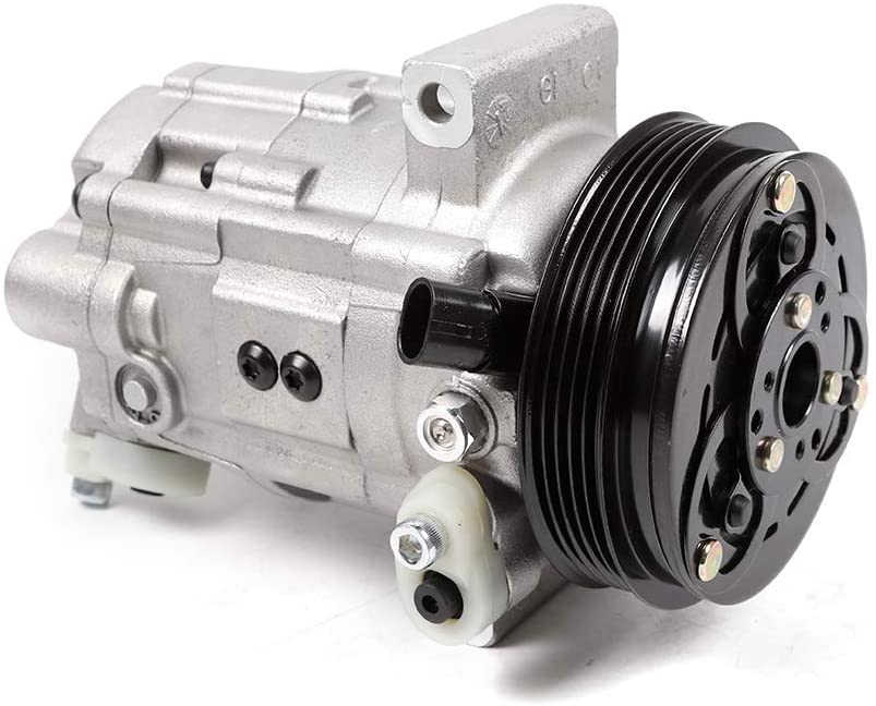 AC Compressor TBVECHI A/C AC Compressor Air Conditioner Compressor W/Clutch Fit for 2001-2004 Saturn L100 L200 LS LS1 LW1 LW2 2.2L
