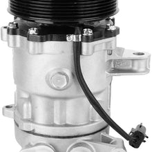 Air Conditioner Compressor, Automotive A/C Air Conditioning Compressor Assembly Fit for Jeep Liberty 3.7L V6 2002-2005 Replaces Part# CO 30001C