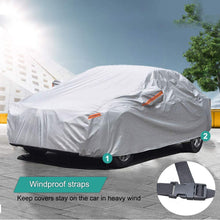 GUNHYI Outdoor Car Covers for Automobiles Waterproof All Weather, 6 Layer Heavy Duty Cover Sun Uv Protection, Universal Fit SUV (Length 191-200inch)