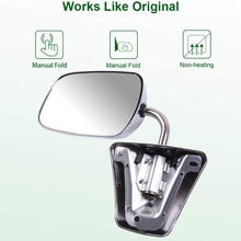 CTCAUTO Left And Right Side View Mirrors Compatible With 1973-1991 C hevrolet Blazer Suburban 1988-1991 Pickup Truck G MC 1973-1987 Jimmy G MC Van GM1320227 996220 Pair Set