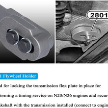 2241 Front Crankshaft Oil Seal Remover and Installer Kit & 2801 Flywheel Holder Flex Plate Lock Tool & 7676 Oil Seal Repair Kit with Balance Shaft Fits for BMW N20 N26 Engines (3-Set)