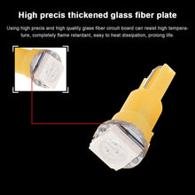 cciyu 10 PCS T5 Yellow 58 70 73 74 Instrument Dashboard Gauge 1SMD 5050 LED Wedge Lamp Bulb Light