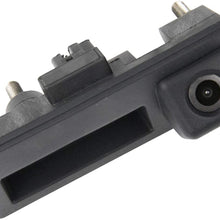 HD 720p Backup Camera with Tailgate Handle for Universal Monitors (RCA),Rear View Reverse Parking Camera for VW Tiguan Passat B5/B6/B7 Jetta/Jetta SE/Jetta MK6 Touareg Sharan