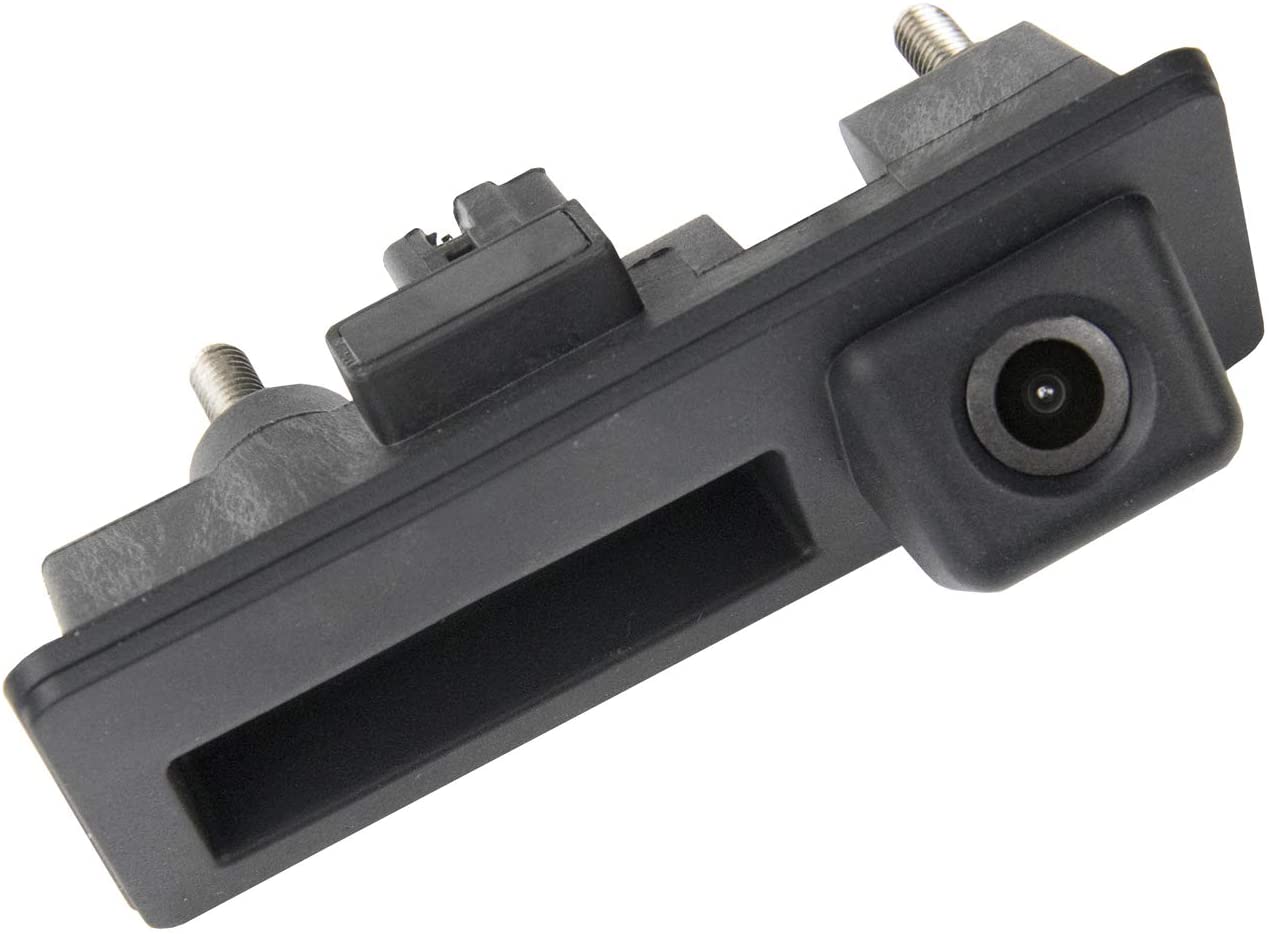 HD 720p Backup Camera with Tailgate Handle for Universal Monitors (RCA),Rear View Reverse Parking Camera for VW Tiguan Passat B5/B6/B7 Jetta/Jetta SE/Jetta MK6 Touareg Sharan