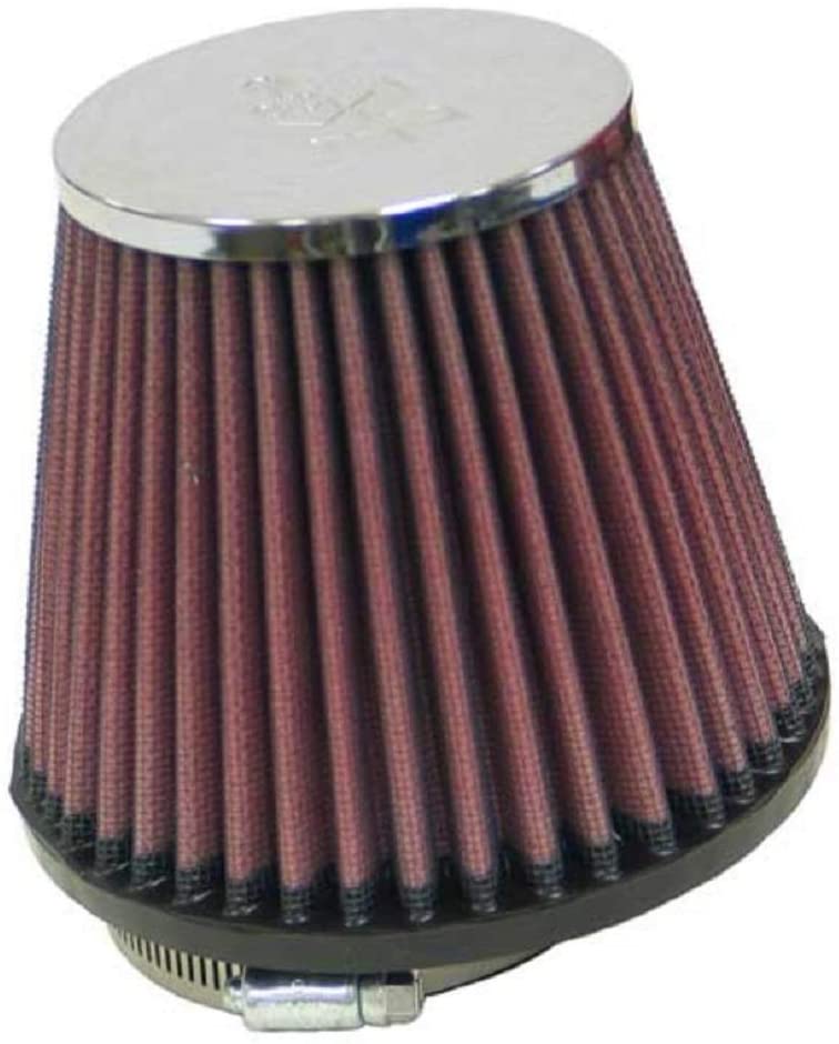 K&N Universal Clamp-On Air Filter: High Performance, Premium, Replacement Engine Filter: Flange Diameter: 2.875 In, Filter Height: 4.4375 In, Flange Length: 0.75 In, Shape: Round Tapered, RC-4570