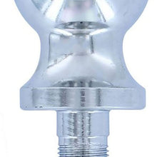 ABN 2in Ball Hitch for Travel & Towing – Chrome Tow Trailer Receiver Hitch Ball Mount with 6,000 lbs Pound Capacity