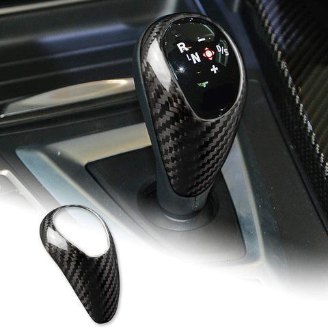 AIRSPEED Gear Shift Knob Cover Interior Trim for BMW M2 F87 M3 F80 M4 F82 M5 F83 F10 F12 F13 X5M F85 X6M F86 Accessories, Carbon Fiber