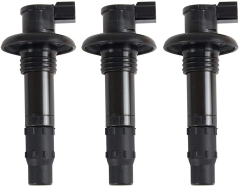 Tepeng 3 pcs Ignition Coils compatible with Sea-Doo GTI GTR GTS GTX 4-TEC RXP RXT WAKE 130 155 215 255 260,Replace part # 420664020 (A)