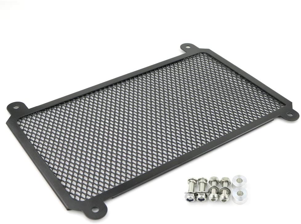 Xitomer Aluminum Radiator Guard, for NINJA 400 Z400 NINJA 250 Z250 2018 2019, Radiator Cover, Radiator Grille (Black)