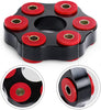 PTNHZ Manual Transmission Mount Flex Disc Drive Shaft Coupling Bushing Aluminum Polyurethane 85A Compatible for E30 E46 E36 E53 E24 Z4 26117511454/26112226527