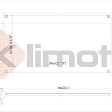 Klimoto Radiator | fits Mazda 3 2004-2009 2.0L 2.3L L4 | Replaces MA3010212 L33X-15-200