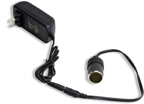 Leadleds Ac/dc Adapter Car Cigarette Lighter Socket 12v Dc Charger for Car Dc Appliances Running At Home Shopping Window (100-240vac Convert 12v Kit)