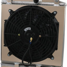 ALLOYWORKS 2 Row All Aluminum Radiator+Shroud Fan+Relay For 1992-2000 1991 1990 99 Honda Civic EG EK